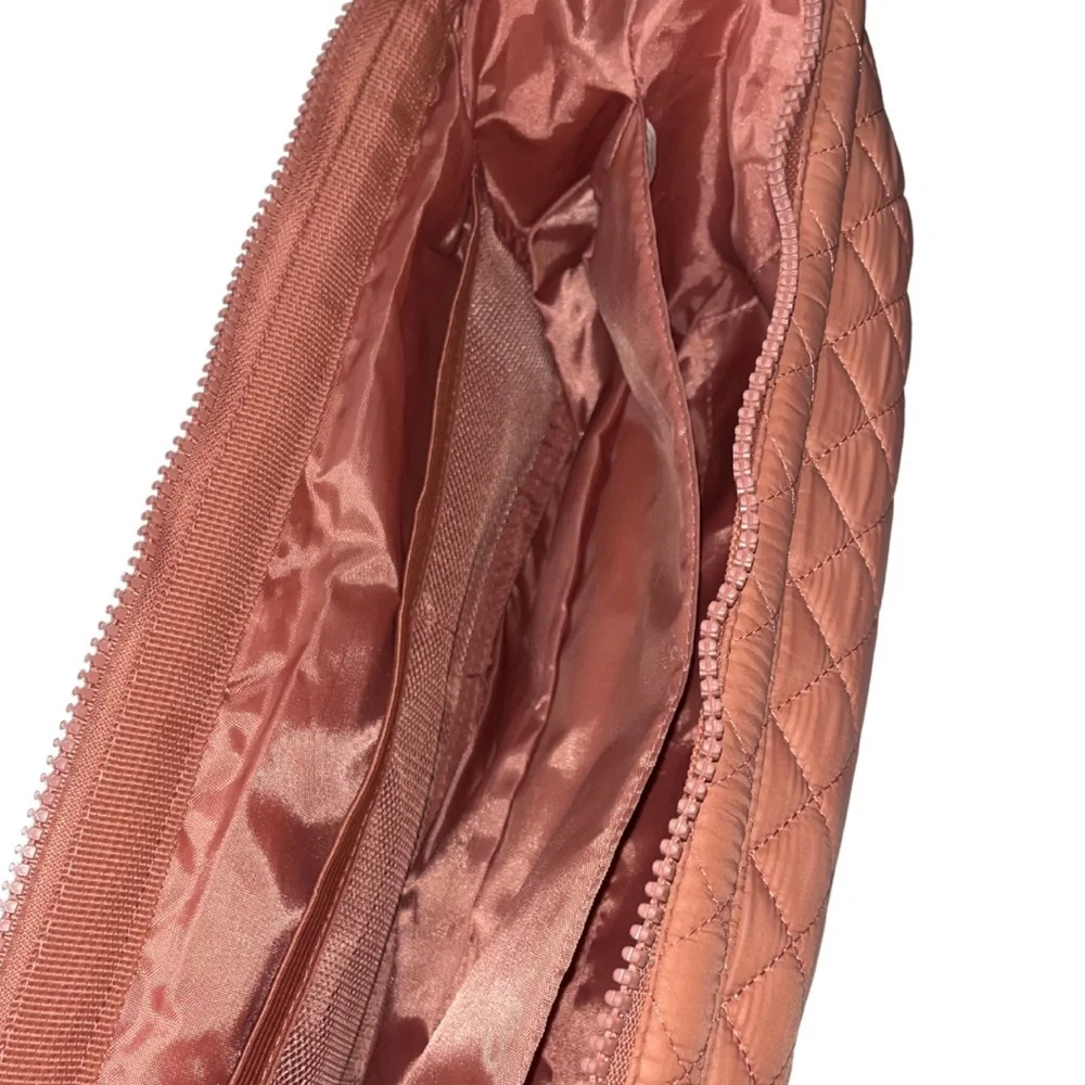 Joan & David Diamond Quilted Puffer Nylon Hair Tool Travel Bag